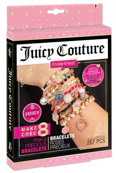 Make It Real Mini Juicy Couture Pink & Precious Bracelets