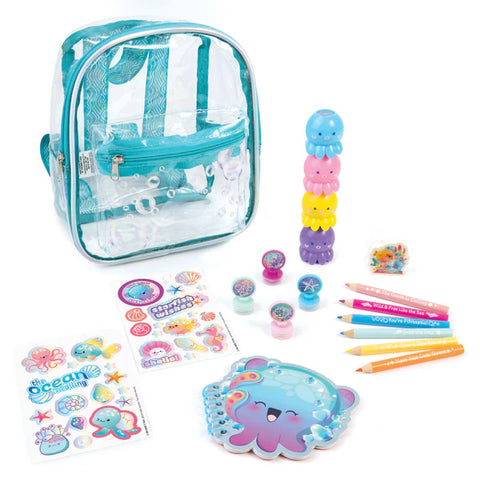 Make It Real Seas the Day Portable Stationery Set