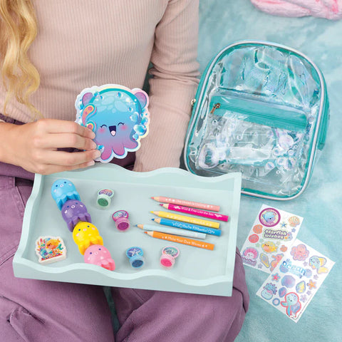 Make It Real Seas the Day Portable Stationery Set