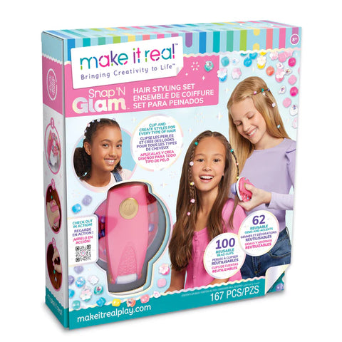 Make It Real Snap 'N Glam Hair Styling Set