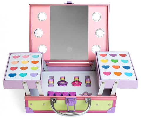 Martinelia Supergirl Makeup Case with Mirror and Led Lights