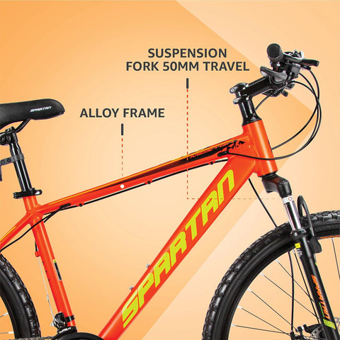 Master MTB Orange Bicycle 26 Inch