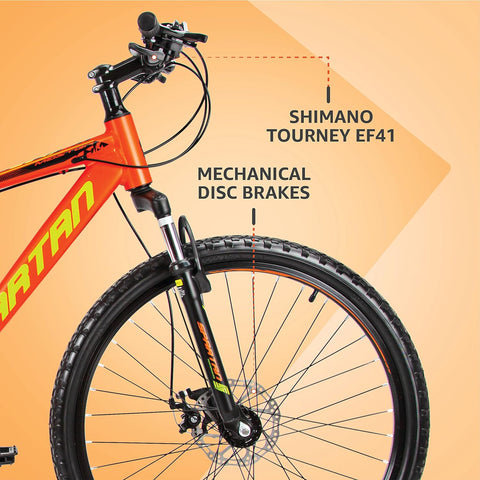 Master MTB Orange Bicycle 26 Inch