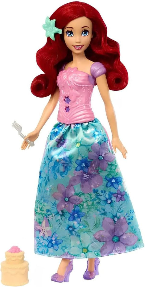 Disney Princess Ariel Fashion Doll Set, Spin & Reveal with 11 Surprises