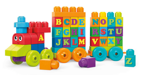 Mega Bloks ABC Learning Train 60 Pieces