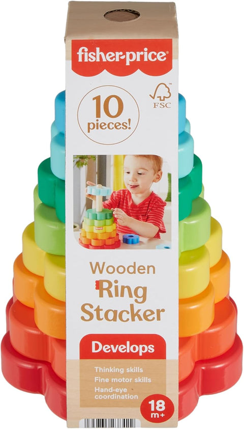 Fisher-Price Wooden Ring Stacker