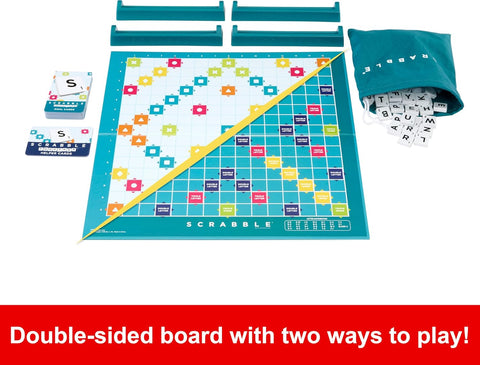 Mattel Games Classic Scrabble 2 Games in 1