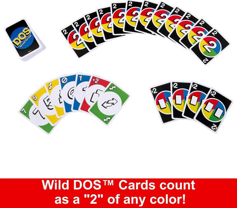 Mattel Games UNO DOS Second Edition Card Game