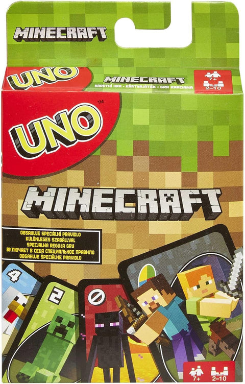 Mattel Games UNO Minecraft Themed Matching Card Game