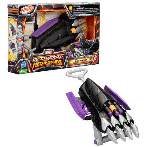 Mech Strike Mechasaurs Black Panther Sabre Claw Blaster