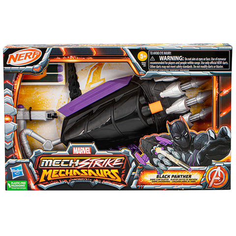 Mech Strike Mechasaurs Black Panther Sabre Claw Blaster