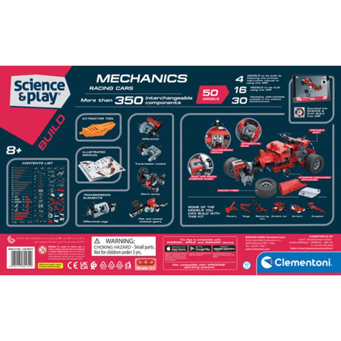 Clementoni Science & Play Mechanics Racing Cars