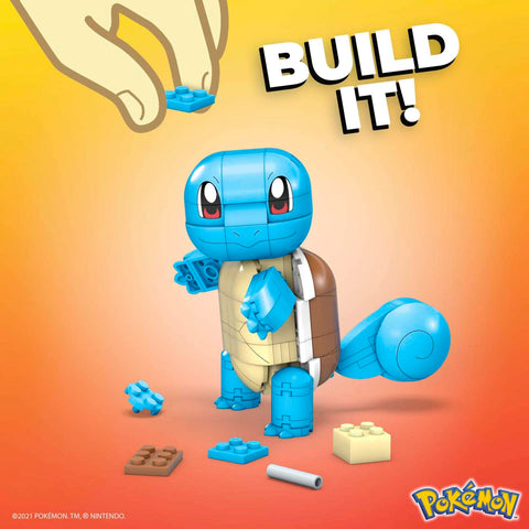 MEGA Construx Pokémon Build and Show Squirtle 199 Pieces