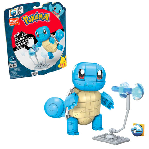 MEGA Construx Pokémon Build and Show Squirtle 199 Pieces