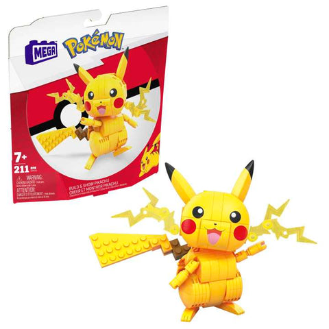 MEGA Pokémon Building Toy Kit Pikachu 211 Pieces