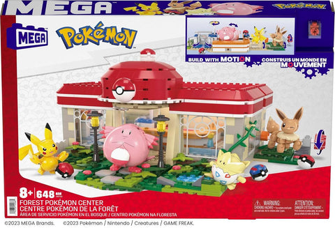 MEGA Pokémon Forest Pokémon Center 648 Pieces