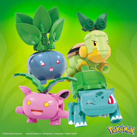 MEGA Pokémon Grass-Type Trainer Team 118 Pieces