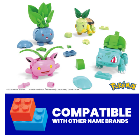 MEGA Pokémon Grass-Type Trainer Team 118 Pieces