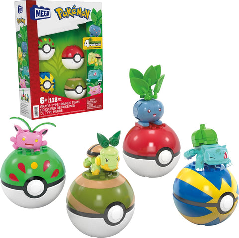 MEGA Pokémon Grass-Type Trainer Team 118 Pieces