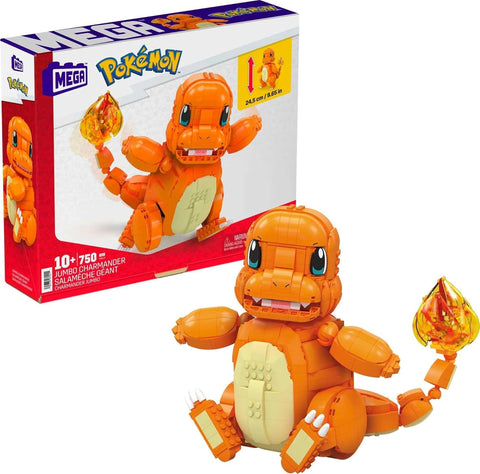 MEGA Pokémon Jumbo Charmander Building Set 750 Pieces