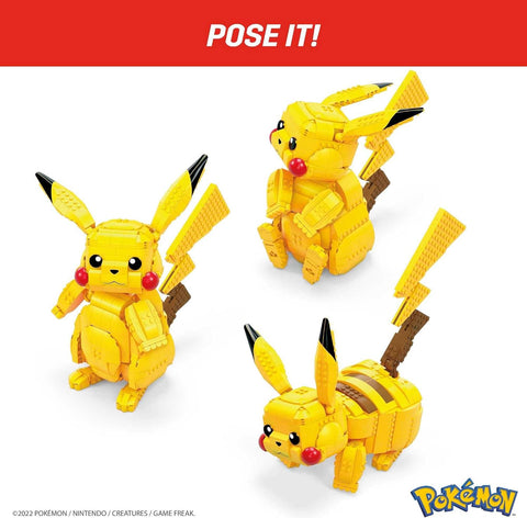 MEGA Pokémon Jumbo Pikachu Building Set 825 Pieces