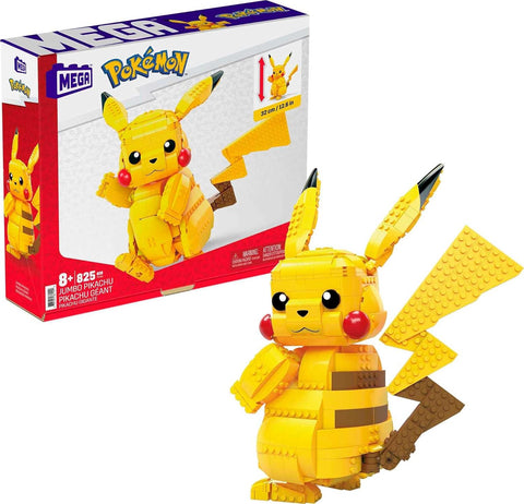MEGA Pokémon Jumbo Pikachu Building Set 825 Pieces