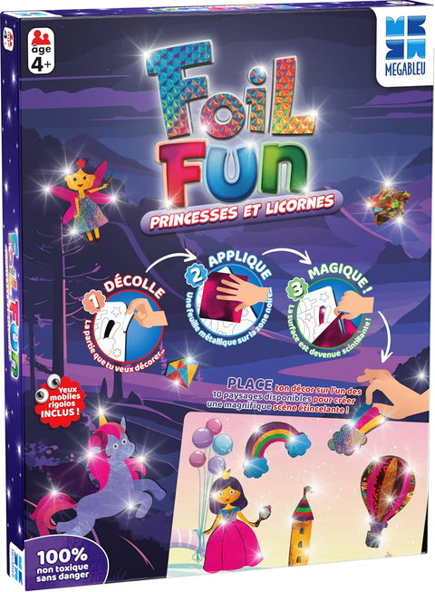 Megableu Foil Fun Princesse et Licornes
