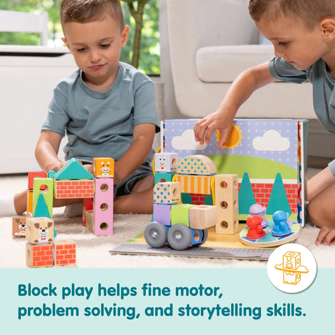 Melissa & Doug Blockables Town Play Set