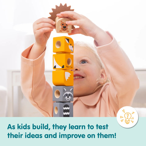 Melissa & Doug Blockables Woodland Friends Play Set