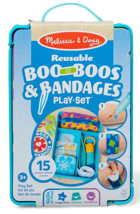Melissa & Doug Boo-Boos & Bandages Reusable Play Set