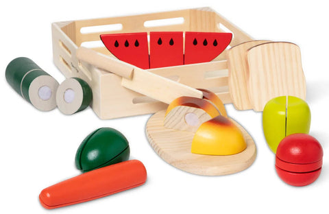 Melissa & Doug Cutting Food Wooden Play Food