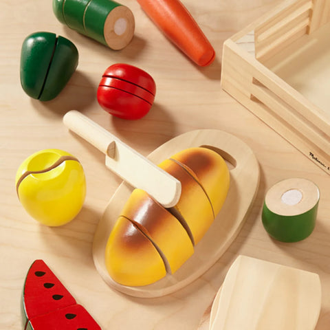 Melissa & Doug Cutting Food Wooden Play Food