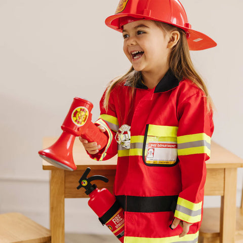 Melissa & Doug Fire Chief Role Play Costume Set