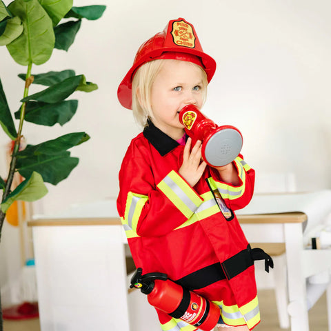 Melissa & Doug Fire Chief Role Play Costume Set