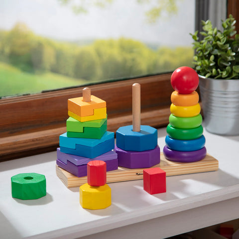 Melissa & Doug Geometric Stacker