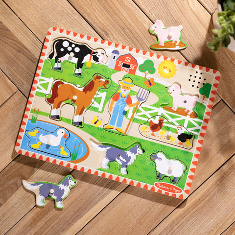 Melissa & Doug Old MacDonald's Farm Song Puzzle 8 Pieces