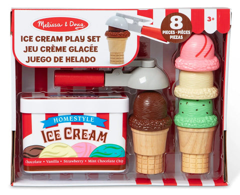 Melissa & Doug Scoop & Stack Ice Cream Cone Magnetic Play Set