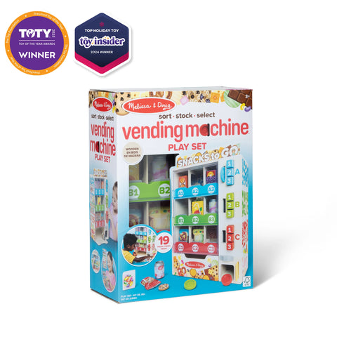 Melissa & Doug Sort, Stock, Select Wooden Vending Machine Play Set