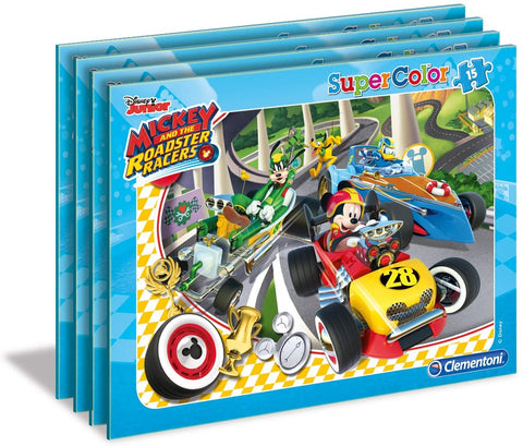 Mickey And The Roadster Racer, Supercolor Frame Puzzle, 15 Pieces