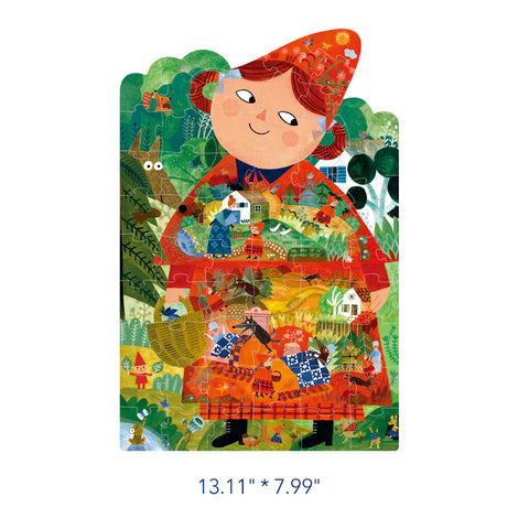 Mideer Artist Fairytale Puzzle: Little Red Riding Hood 59 Pieces