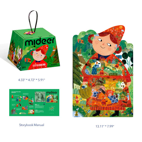 Mideer Artist Fairytale Puzzle: Little Red Riding Hood 59 Pieces