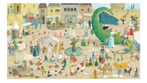 Mideer Artist Puzzle Bazar and Dragon Knight 364 Pieces