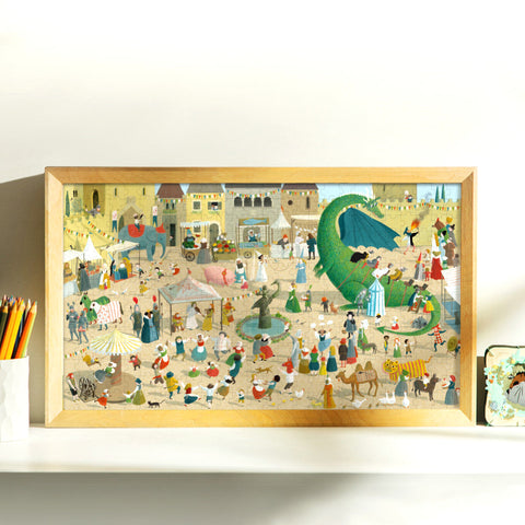 Mideer Artist Puzzle Bazar and Dragon Knight 364 Pieces