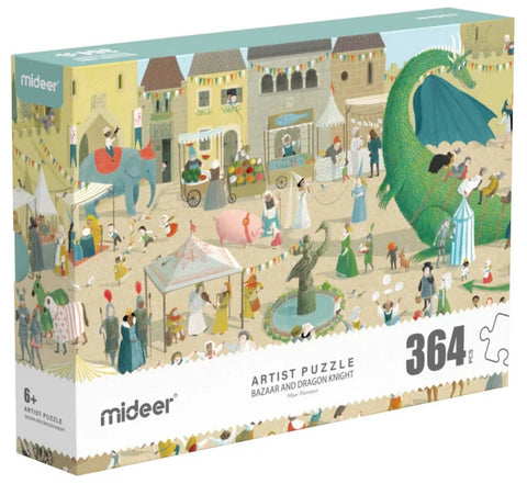 Mideer Artist Puzzle Bazar and Dragon Knight 364 Pieces