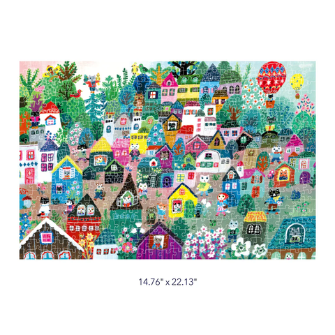 Mideer Artist Puzzle Meowtopia, 500 Pieces