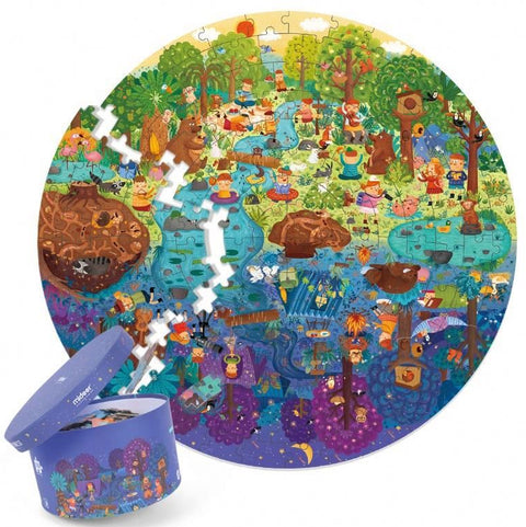 Mideer Circle Puzzle A Day In The Forest 150 Pieces