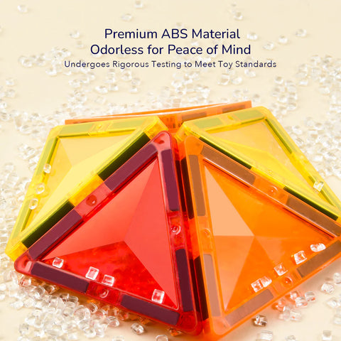 Mideer Colorful Magnetic Tiles 60 Pieces