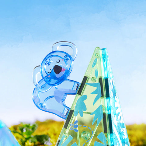 Mideer Colorful Magnetic Tiles Wonderful Forest 40 Pieces