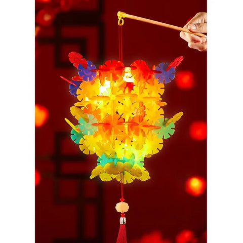 Mideer Colourful Snowflake Blocks 500 Pieces