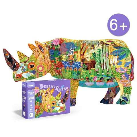 Mideer Dreamy Rhino Puzzle 280 Pieces